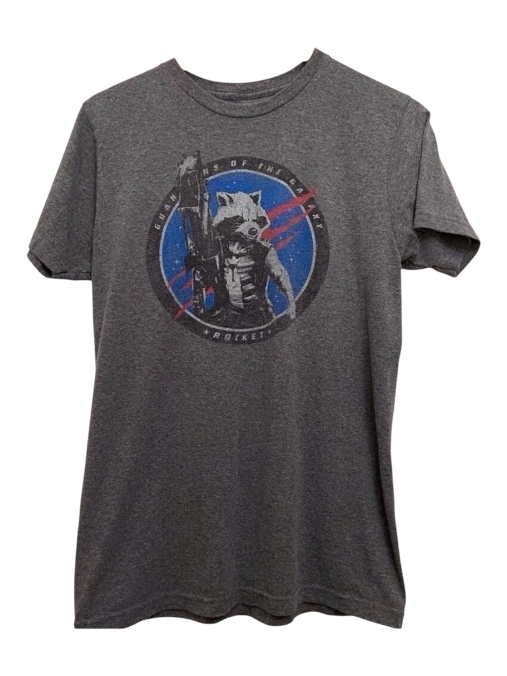 ROCKET Marvel Gardians of the Galaxy grey t-shirt round neck medium